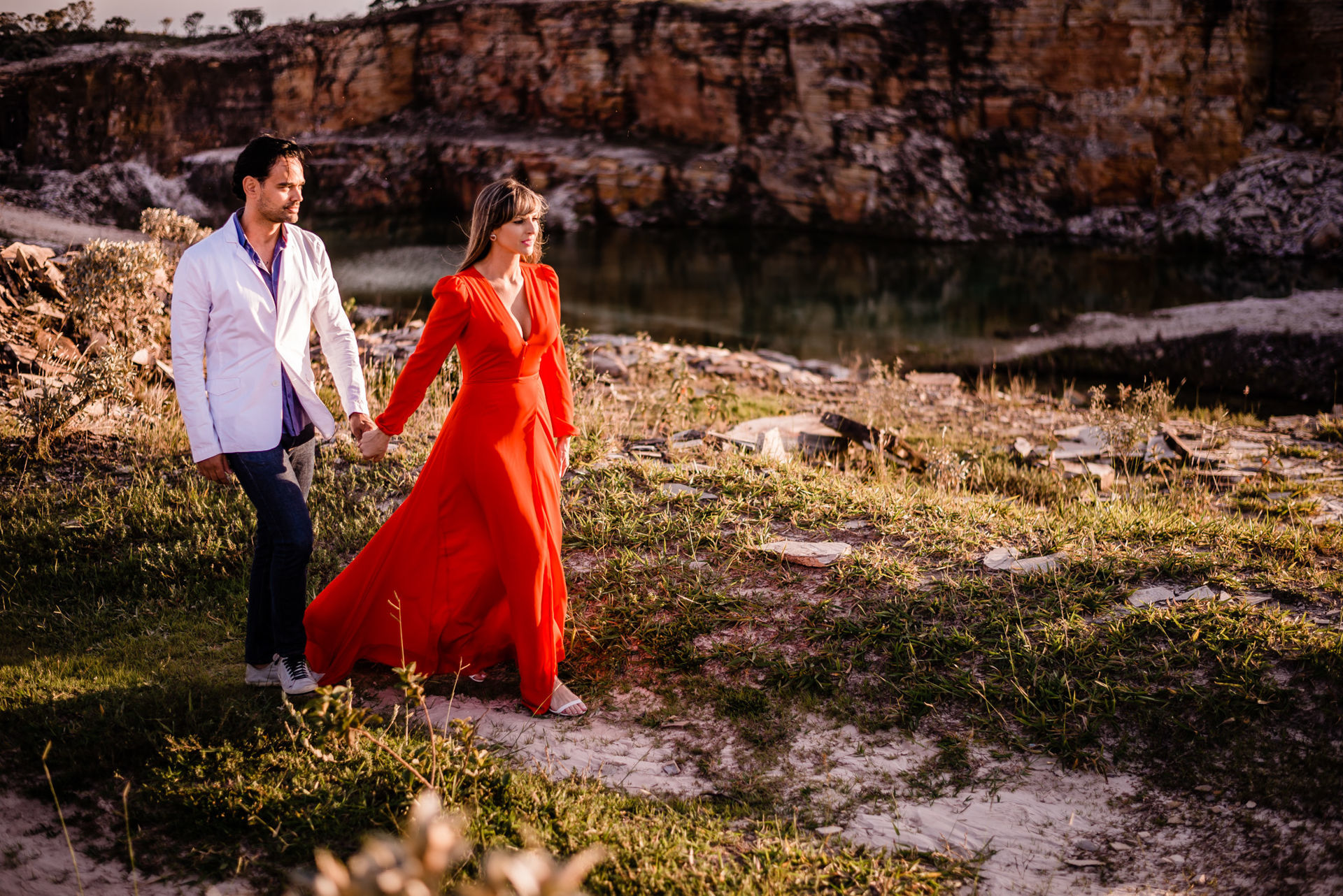 Foto Ensaio Pre Casamento de Aline e Michel Na Pedreira Lagoa Azul Foto Ensaio Pre Casamento de Aline e Michel Na Pedreira Lagoa Azul - Imagem 12