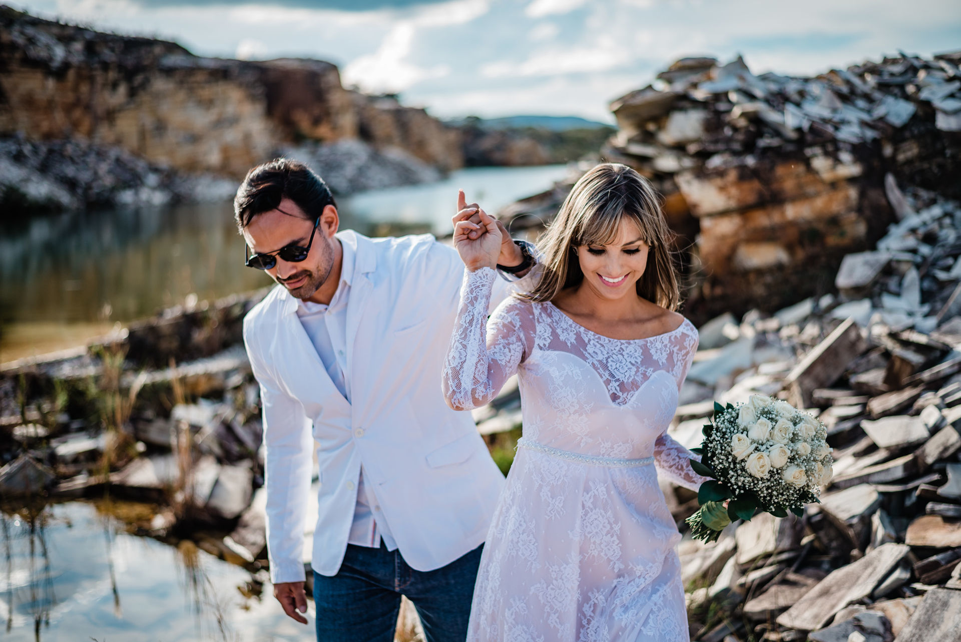 Foto Ensaio Pre Casamento de Aline e Michel Na Pedreira Lagoa Azul Foto Ensaio Pre Casamento de Aline e Michel Na Pedreira Lagoa Azul - Imagem 10