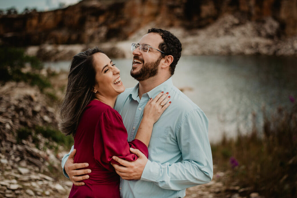 Foto Ensaio Pre Casamento de Jessica e Kalil na Pedreira Lagoa Azul Foto Ensaio Pre Casamento de Jessica e Kalil na Pedreira Lagoa Azul - Imagem 4