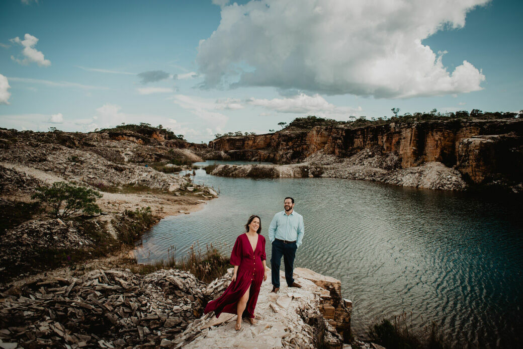 Foto Ensaio Pre Casamento de Jessica e Kalil na Pedreira Lagoa Azul Foto Ensaio Pre Casamento de Jessica e Kalil na Pedreira Lagoa Azul - Imagem 3